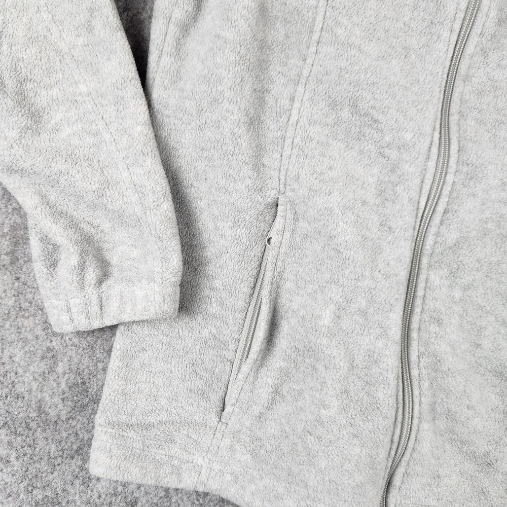 Columbia Benton Springs Fleece Jacket Women M Gray Full Zip Outdoor WL6439 - Picture 3 of 8